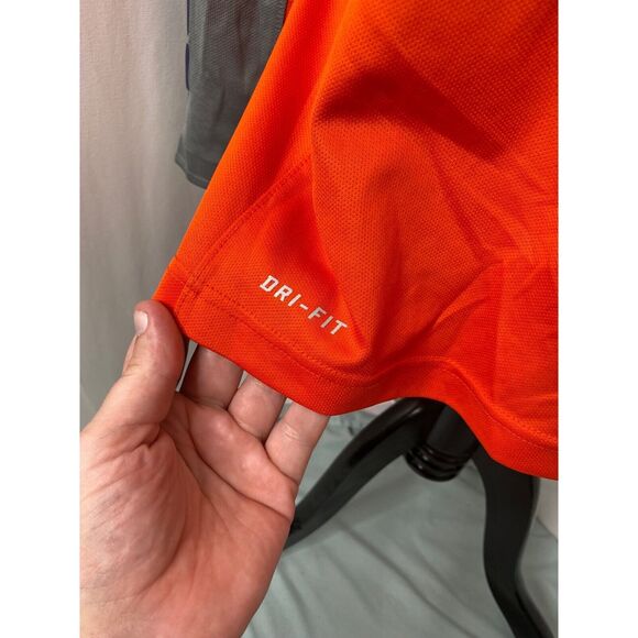 Syracuse University Nike Men's Shirt Orange Grey NCAA Dri-Fit Elite Size Large - Picture 5 of 16